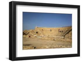 The Roman Amphitheatre, Caesarea, Israel, Middle East-Yadid Levy-Framed Photographic Print