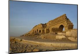 The Roman Aqueduct, Caesarea, Israel, Middle East-Yadid Levy-Mounted Photographic Print