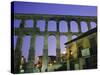 The Roman Aqueduct, Segovia, Castilla Y Leon, Spain, Europe-Ruth Tomlinson-Stretched Canvas