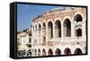 The Roman Arena, Verona, UNESCO World Heritage Site, Veneto, Italy, Europe-Nico-Framed Stretched Canvas