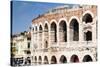 The Roman Arena, Verona, UNESCO World Heritage Site, Veneto, Italy, Europe-Nico-Stretched Canvas