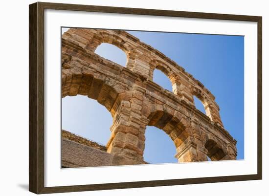 The Roman Arena, Verona, UNESCO World Heritage Site, Veneto, Italy, Europe-Nico-Framed Photographic Print