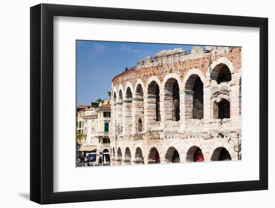 The Roman Arena, Verona, UNESCO World Heritage Site, Veneto, Italy, Europe-Nico-Framed Photographic Print