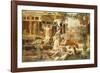 The Roman Bath-Emmanuel Oberhausen-Framed Giclee Print