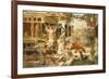 The Roman Bath-Emmanuel Oberhausen-Framed Giclee Print