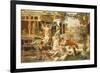 The Roman Bath-Emmanuel Oberhausen-Framed Giclee Print