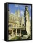 The Roman Baths, Bath, Avon, England, UK-Roy Rainford-Framed Stretched Canvas