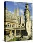 The Roman Baths, Bath, Avon, England, UK-Roy Rainford-Stretched Canvas