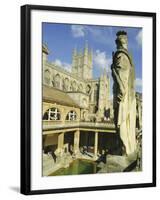 The Roman Baths, Bath, Avon, England, UK-Roy Rainford-Framed Photographic Print