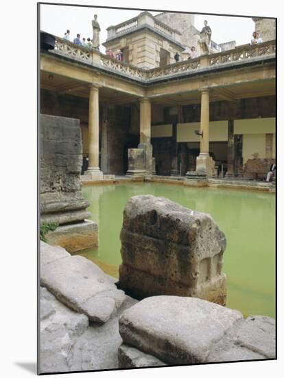 The Roman Baths, Bath, Avon, England, UK-Fraser Hall-Mounted Photographic Print