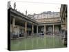 The Roman Baths, Bath, Unesco World Heritage Site, Somerset, England, United Kingdom-Fraser Hall-Stretched Canvas