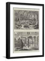 The Roman Baths of Aquae Solis, at Bath-null-Framed Giclee Print