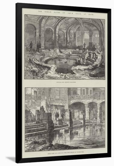 The Roman Baths of Aquae Solis, at Bath-null-Framed Giclee Print