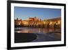 The Roman Bridge of Cordoba Is a Bridge in Cordoba, Andalusia, Southern Spain-David Bank-Framed Photographic Print