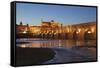 The Roman Bridge of Cordoba Is a Bridge in Cordoba, Andalusia, Southern Spain-David Bank-Framed Stretched Canvas