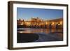 The Roman Bridge of Cordoba Is a Bridge in Cordoba, Andalusia, Southern Spain-David Bank-Framed Photographic Print