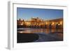 The Roman Bridge of Cordoba Is a Bridge in Cordoba, Andalusia, Southern Spain-David Bank-Framed Photographic Print