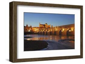 The Roman Bridge of Cordoba Is a Bridge in Cordoba, Andalusia, Southern Spain-David Bank-Framed Photographic Print