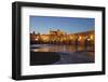 The Roman Bridge of Cordoba Is a Bridge in Cordoba, Andalusia, Southern Spain-David Bank-Framed Photographic Print