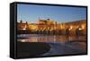 The Roman Bridge of Cordoba Is a Bridge in Cordoba, Andalusia, Southern Spain-David Bank-Framed Stretched Canvas