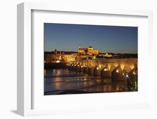 The Roman Bridge of Cordoba Is a Bridge in Cordoba, Andalusia, Southern Spain-David Bank-Framed Photographic Print