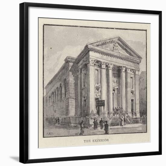 The Roman Catholic Church of St Mary, Moorfields, City, Which Is About to Be Pulled Down-Henry William Brewer-Framed Giclee Print