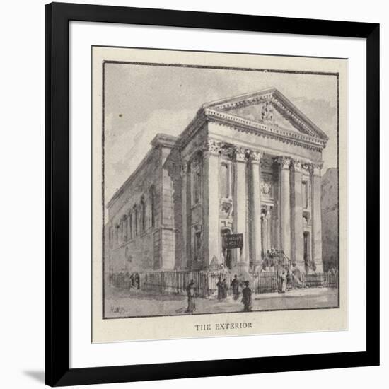 The Roman Catholic Church of St Mary, Moorfields, City, Which Is About to Be Pulled Down-Henry William Brewer-Framed Giclee Print