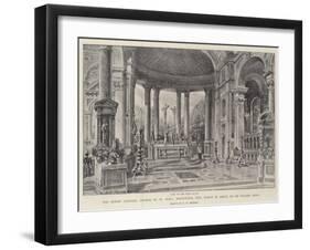 The Roman Catholic Church of St Mary, Moorfields, City, Which Is About to Be Pulled Down-Henry William Brewer-Framed Giclee Print