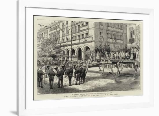 The Roman Catholic Congress at Saragossa-null-Framed Giclee Print