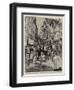 The Roman Catholic Procession in Honour of the Fete Dieu at Dinan-Frederic De Haenen-Framed Premium Giclee Print