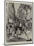 The Roman Catholic Procession in Honour of the Fete Dieu at Dinan-Frederic De Haenen-Mounted Premium Giclee Print