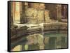 The Roman Circular Bath at Bath-Edward John Poynter-Framed Stretched Canvas