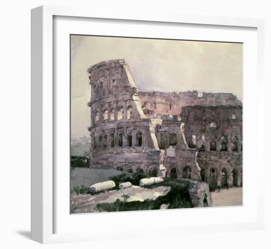 The Roman Colosseum-Vasilii Surikov-Framed Art Print