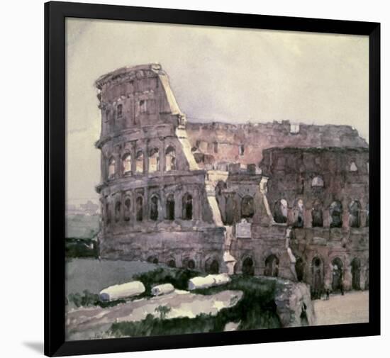 The Roman Colosseum-Vasilii Surikov-Framed Art Print