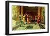 The Roman Dance (Oil on Canvas)-Ettore Forti-Framed Giclee Print