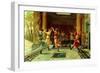 The Roman Dance (Oil on Canvas)-Ettore Forti-Framed Giclee Print