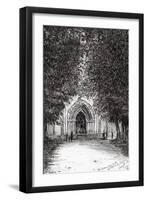 The Roman Door, L'Abbey De Blassimon, 2010-Vincent Alexander Booth-Framed Giclee Print