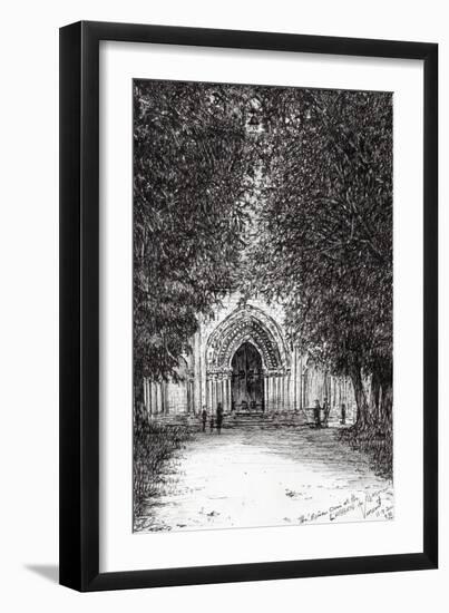 The Roman Door, L'Abbey De Blassimon, 2010-Vincent Alexander Booth-Framed Giclee Print