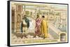 The Roman Emperor Caracalla Inspecting Public Baths He Had Built-null-Framed Stretched Canvas