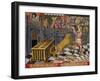 The Roman Emperor Commodus Fires an Arrow to Subdue a Leopard Which Has Escaped-Jan van der Straet-Framed Giclee Print