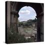 The Roman Forum and Arch of Septimus Severus, 3rd Century-CM Dixon-Stretched Canvas