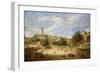 The Roman Forum and the Campidoglio Seen from the Arch of Constantine, 1751-Giovanni Paolo Pannini-Framed Giclee Print