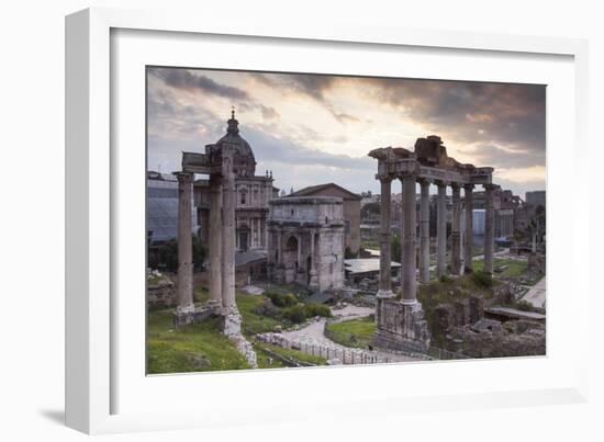 The Roman Forum (Foro Romano), Rome, Lazio, Italy, Europe-Julian Elliott-Framed Photographic Print