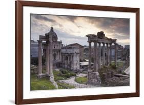 The Roman Forum (Foro Romano), Rome, Lazio, Italy, Europe-Julian Elliott-Framed Photographic Print