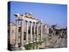 The Roman Forum in Rome, Lazio, Italy-Roy Rainford-Stretched Canvas