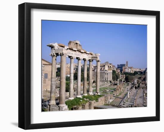 The Roman Forum in Rome, Lazio, Italy-Roy Rainford-Framed Photographic Print