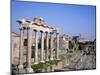 The Roman Forum in Rome, Lazio, Italy-Roy Rainford-Mounted Photographic Print