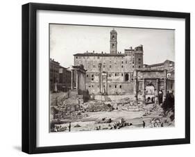 The Roman Forum - Late 19th Century Photograph-null-Framed Giclee Print