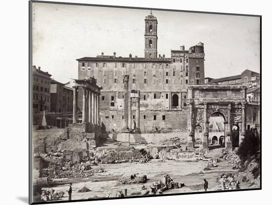 The Roman Forum - Late 19th Century Photograph-null-Mounted Giclee Print