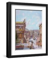 The Roman Forum of Antiquity, 1914-Theodor Josef Hubert Hoffbauer-Framed Premium Giclee Print